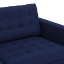 Jackson Tufted Fabric Sofa
