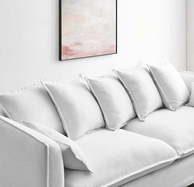 Zahir Slipcover Fabric Sofa