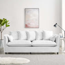 Zahir Slipcover Fabric Sofa