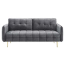 Sasha Tufted Performance Velvet Sofa