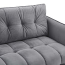 Sasha Tufted Performance Velvet Sofa