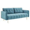 Sasha Tufted Performance Velvet Sofa