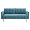 Sasha Tufted Performance Velvet Sofa