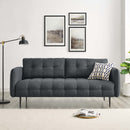 Sasha Tufted Fabric Sofa