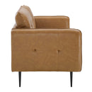 Sasha Tufted Vegan Leather Sofa