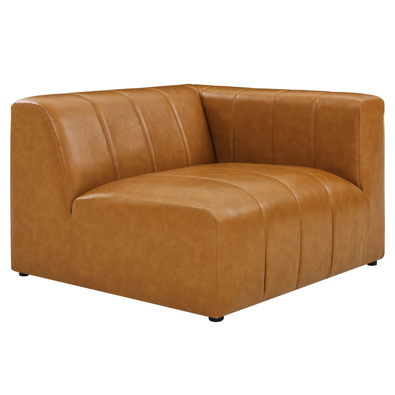 Natalia  Vegan Leather 2-Piece Loveseat