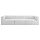 Logan Upholstered Fabric 3-Piece Sofa