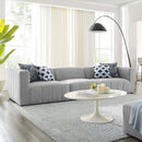 Logan Upholstered Fabric 3-Piece Sofa