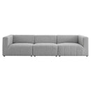 Logan Upholstered Fabric 3-Piece Sofa