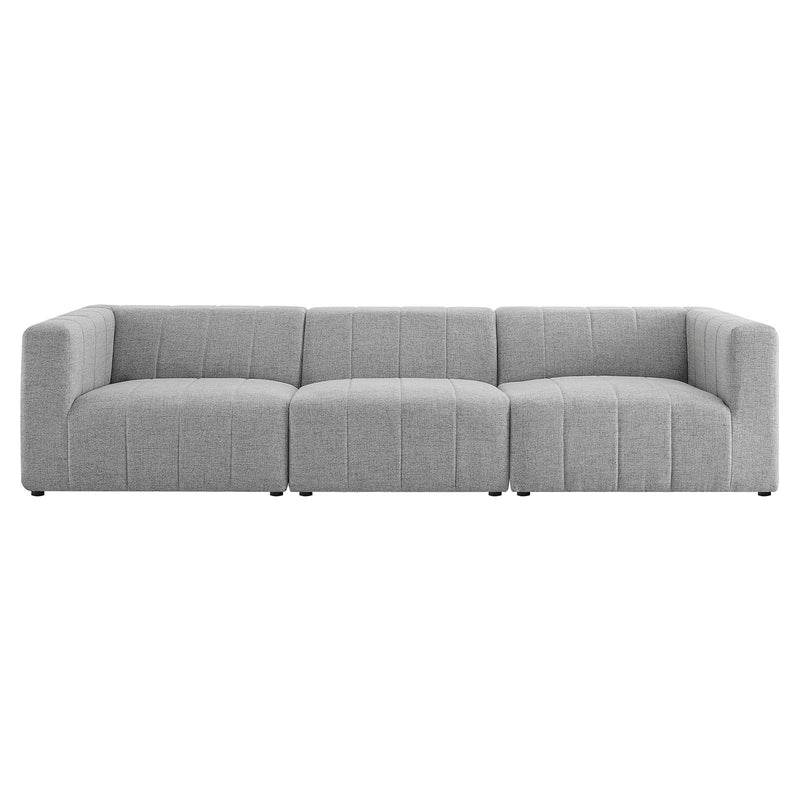 Logan Upholstered Fabric 3-Piece Sofa