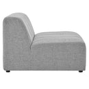 Amelia Upholstered Fabric 3-Piece Sofa