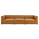 Summer Vegan Leather 3-Piece Sofa