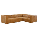 Kylan Vegan Leather 4-Piece Sectional Sofa