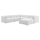 Collins Upholstered Fabric 6-Piece Sectional Sofa