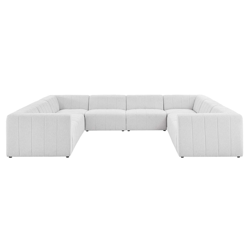 Rafael Upholstered Fabric 8-Piece Sectional Sofa