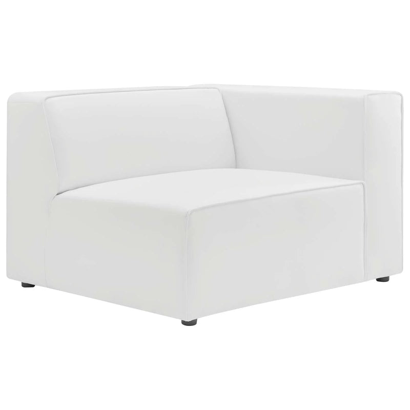 Linda Vegan Leather Right-Arm Chair