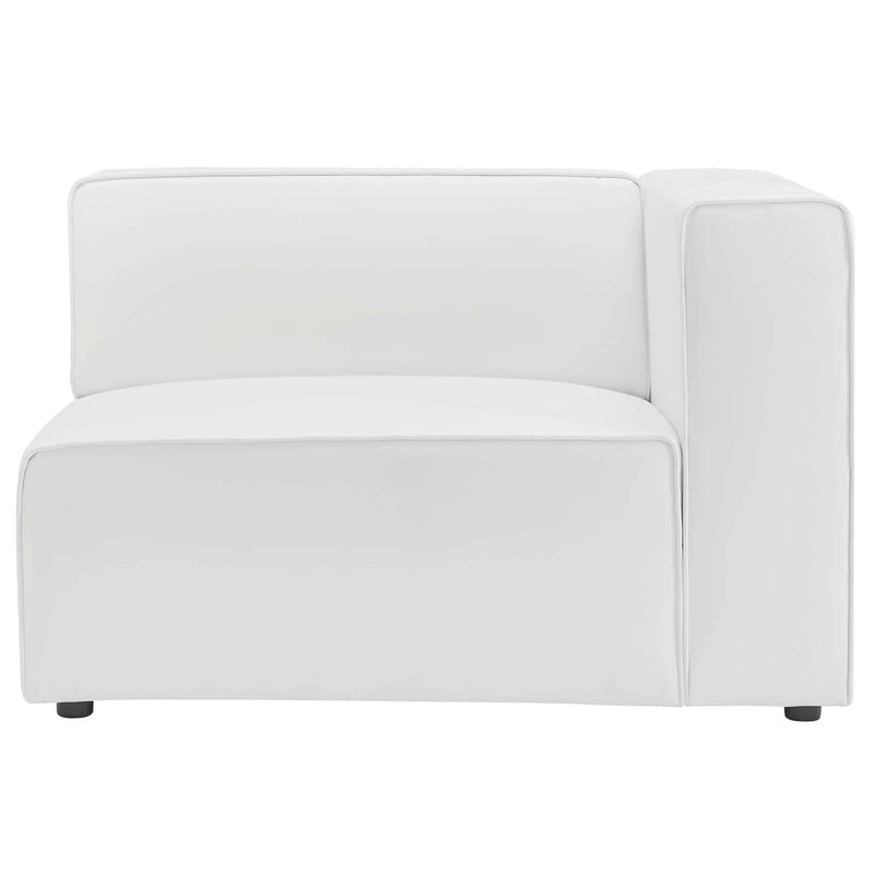 Linda Vegan Leather Right-Arm Chair