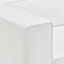 Linda Vegan Leather Right-Arm Chair