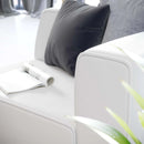 Linda Vegan Leather Right-Arm Chair