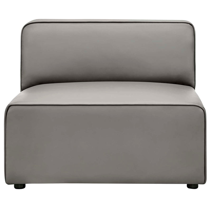 Linda Vegan Leather Armless Chair
