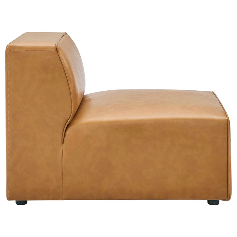 Linda Vegan Leather Armless Chair