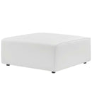 Linda Vegan Leather Ottoman