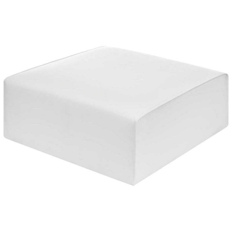 Linda Vegan Leather Ottoman