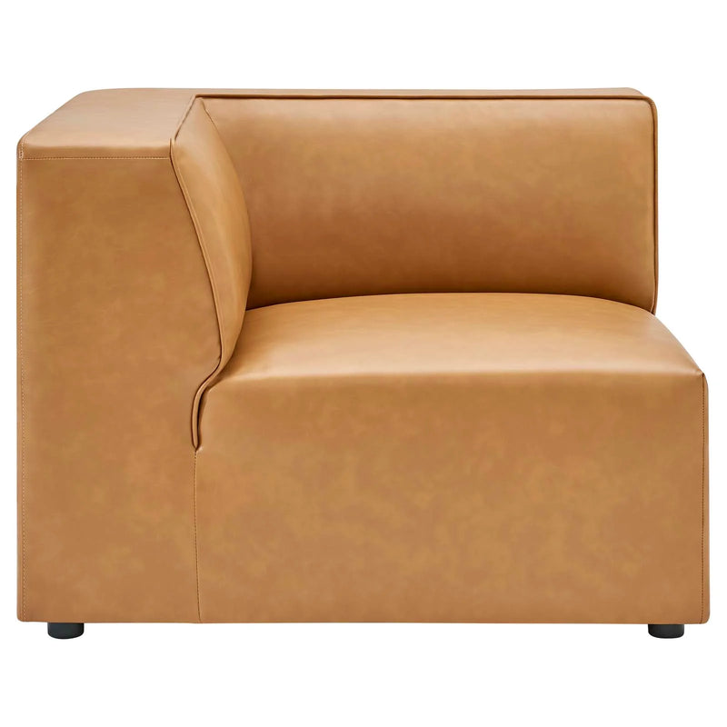 Linda Vegan Leather Corner Chair