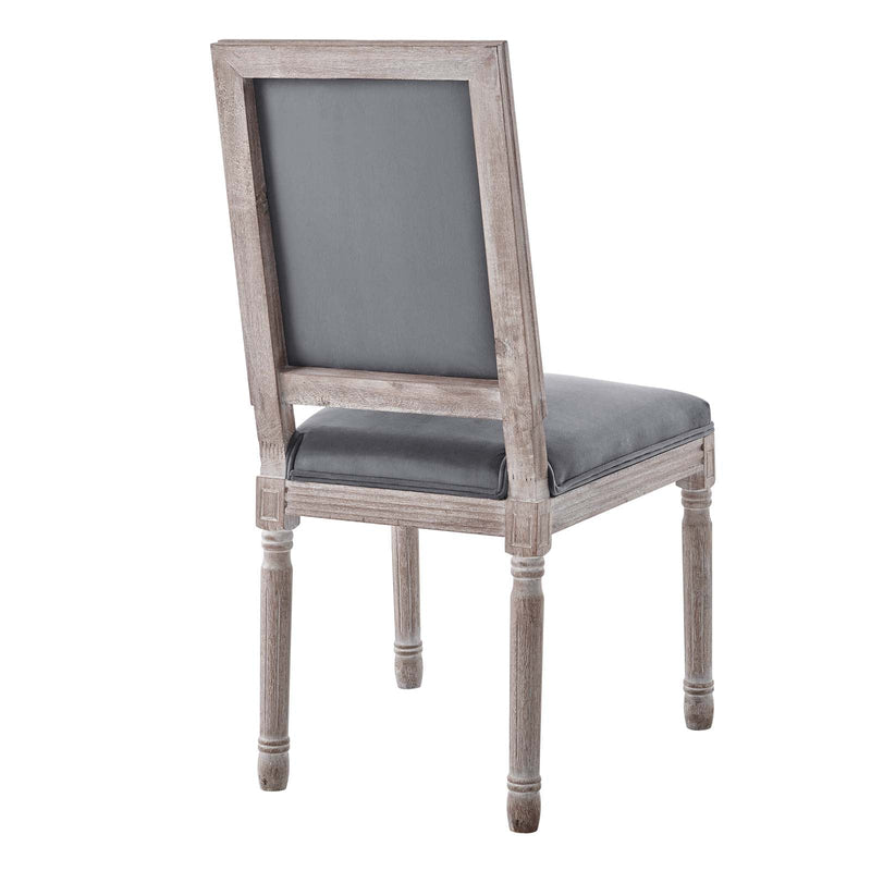 Chase French Vintage Performance Velvet Dining Side Chair