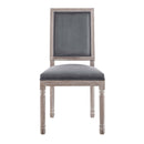 Chase French Vintage Performance Velvet Dining Side Chair