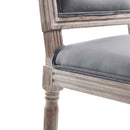 Chase French Vintage Performance Velvet Dining Side Chair