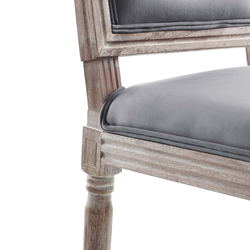 Chase French Vintage Performance Velvet Dining Side Chair