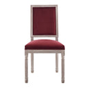 Chase French Vintage Performance Velvet Dining Side Chair