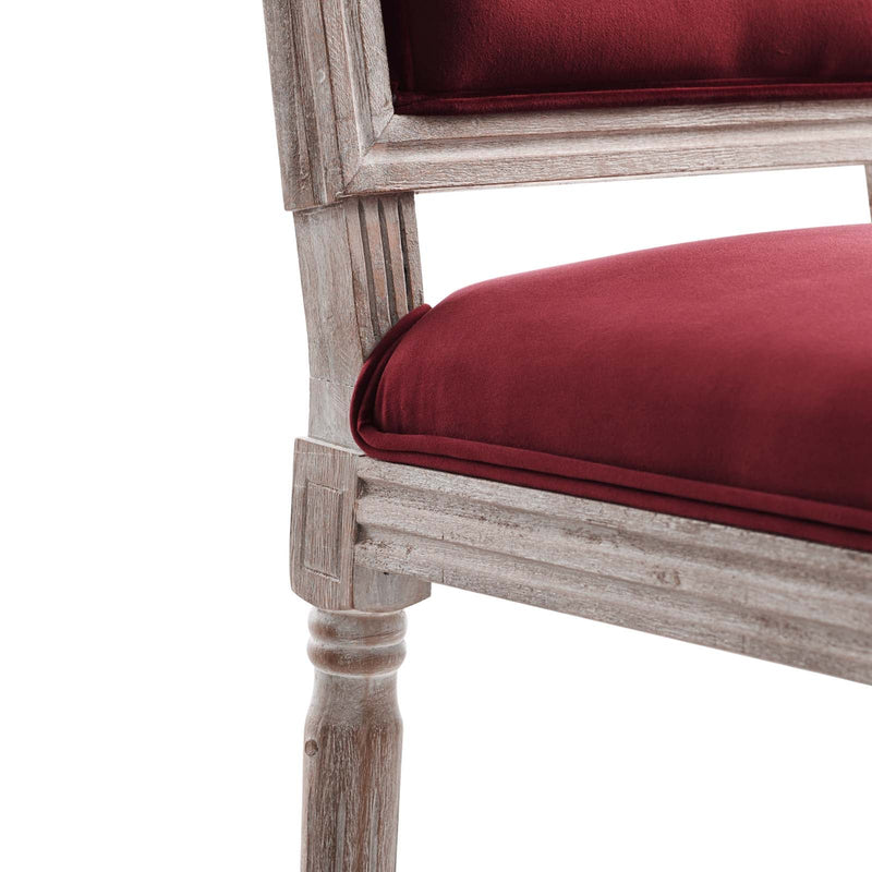 Chase French Vintage Performance Velvet Dining Side Chair