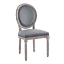 Dalton Vintage French Performance Velvet Dining Side Chair