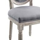 Dalton Vintage French Performance Velvet Dining Side Chair