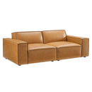 Rhea Vegan Leather Loveseat