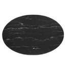 Granger 42" Oval Artificial Marble Coffee Table
