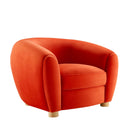 Teagan Performance Velvet Armchair