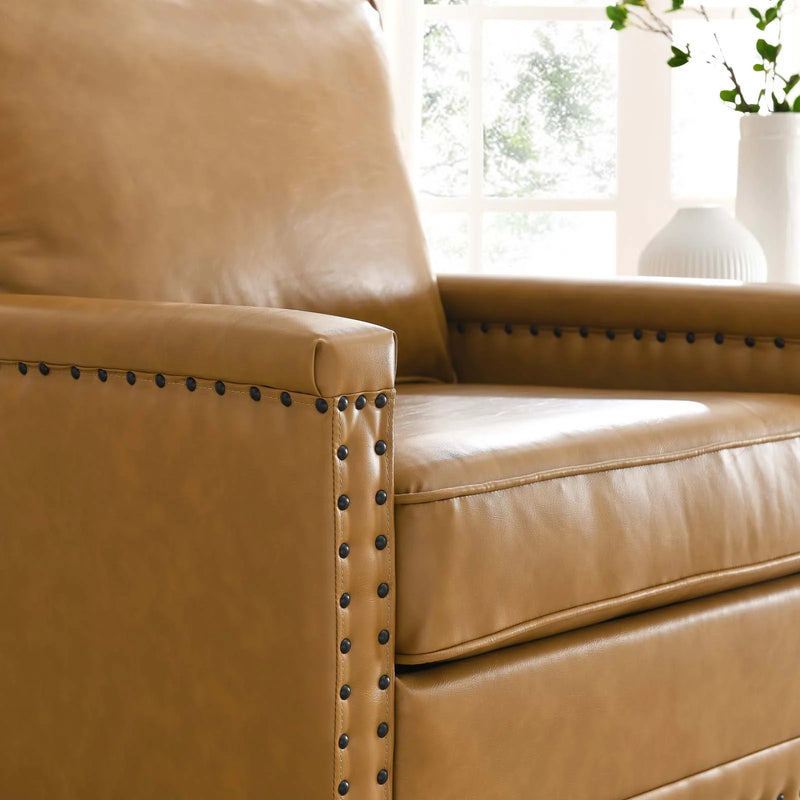 Rivka Vegan Leather Armchair