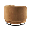 Dilan Tufted Performance Velvet Swivel Chair