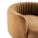 Dilan Tufted Performance Velvet Swivel Chair