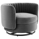 Dilan Tufted Performance Velvet Swivel Chair