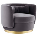 Anderson Performance Velvet Swivel Chair