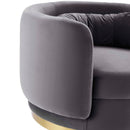 Anderson Performance Velvet Swivel Chair