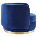 Anderson Performance Velvet Swivel Chair