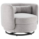 Anderson Upholstered Fabric Swivel Chair