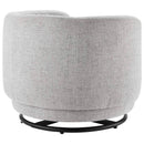 Anderson Upholstered Fabric Swivel Chair