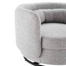 Anderson Upholstered Fabric Swivel Chair