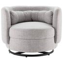 Anderson Upholstered Fabric Swivel Chair
